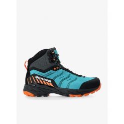 Buty trekkingowe męskie Scarpa Rush TRK GTX. Niebieskie buty trekkingowe Scarpa, bez wzorów, bez zapięcia, trekkingowe. Za 769.99 zł.