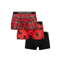 Bokserki Urban Classics (x3). Czarne bokserki Urban Classics, m, z aplikacjami, z bawełny. Za 87.45 zł.