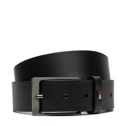 Pasek Męski Tommy Hilfiger. Czarne paski Tommy Hilfiger, bez wzorów. Za 179.99 zł.