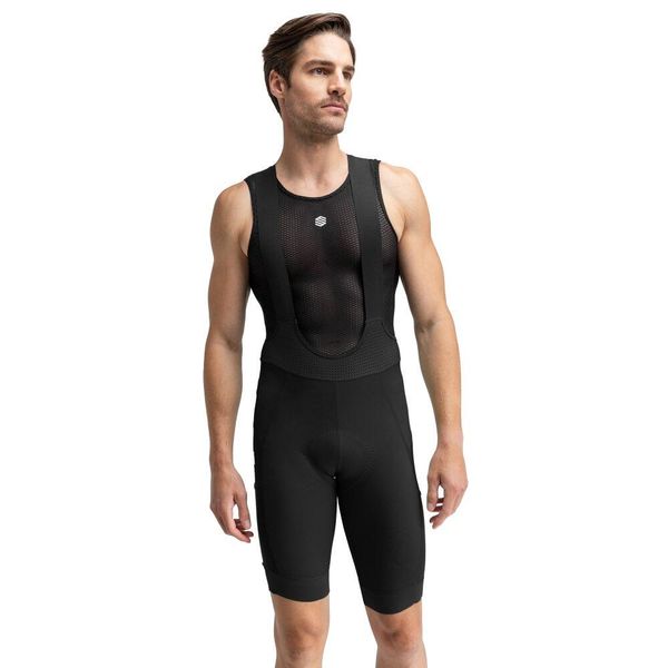 Spodenki rowerowe Gravel męskie SIROKO Berg. Czarne spodenki rowerowe SIROKO, l, bez wzorów, z materiału, rowerowe. Za 339.00 zł.