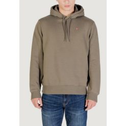 Bluza Mężczyzna NAPAPIJRI BALIS HOOD. Zielone bluzy Napapijri, m, bez wzorów, z bawełny, bez kaptura. W wyprzedaży za 270.25 zł.