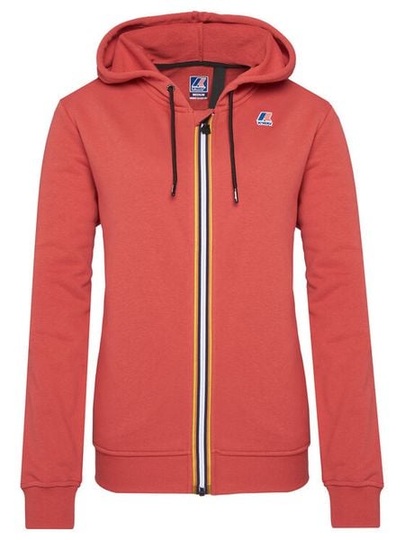 K-Way Bluza Arnel K4115ZW Czerwony Regular Fit. Czerwone bluzy K-Way, l, bez wzorów, z bawełny, bez kaptura. Za 279.99 zł.