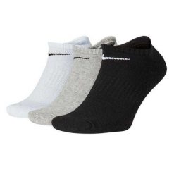 Skarpety Unisex Dla Dorosłych No Show Everyday (zestaw 3 Sztuk). Białe skarpety Nike, bez wzorów. Za 97.99 zł.