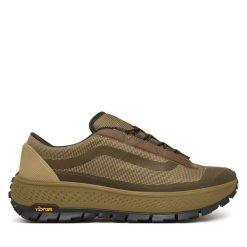 Trekkingi Vans. Zielone buty trekkingowe Vans, bez wzorów, bez zapięcia. Za 619.99 zł.