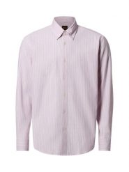 BOSS Orange koszula casual - Ricoplus Mężczyźni Regular Fit Bawełna różowy|biały, L. Białe koszule BOSS Orange, l, bez wzorów, z bawełny, bez kołnierzyka, bez ramiączek. Za 379.95 zł.