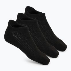 Skarpety męskie SKECHERS Extended Terry Low Cut 3. Czarne skarpety Skechers, bez wzorów, z elastanu. Za 39.99 zł.