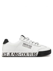 Versace Jeans Couture Sneakersy 76YA3SK6 Biały. Białe buty sportowe casual Versace Jeans Couture, bez wzorów, z jeansu, bez zapięcia. Za 799.99 zł.