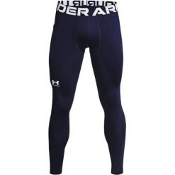 Legginsy Under Armour Coldgear®. Białe legginsy długie sportowe Under Armour, bez wzorów, na fitness i siłownię. Za 268.50 zł.