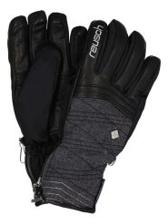 Reusch Rękawiczki funkcyjne "Amelie R-TEX® XT" w kolorze czarno-szarym rozmiar: 7,5. Czarne rękawiczki Reusch, bez wzorów, ze skóry. Za 264.15 zł.