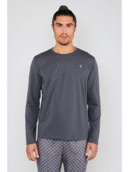 Joop! Bodywear Koszulka piżamowa w kolorze antracytowym rozmiar: M. Czarne piżamy Joop! Bodywear, m, bez wzorów, bez ramiączek. Za 109.95 zł.