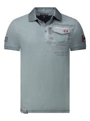 Canadian Peak Koszulka polo "Keoneak" w kolorze szarym rozmiar: M. Szare koszulki polo Canadian Peak, m, bez wzorów, z bawełny, bez kołnierzyka, bez ramiączek. Za 86.99 zł.