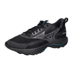 Buty do biegania męskie Mizuno Wave Rider GTX 3. Czarne buty do biegania Mizuno, bez wzorów, bez zapięcia, do biegania, mizuno wave. Za 750.30 zł.