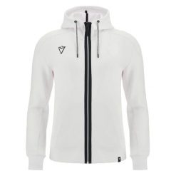 Bluza z kapturem z pełnym zamkiem błyskawicznym Macron Rhodos. Białe bluzy z kapturem Macron, na wiosnę, l, bez wzorów, z dzianiny, z kapturem. Za 342.60 zł.