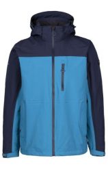 Trespass Curbridge - Męska kurtka przeciwdeszczowa Bondi Blue. Niebieskie kurtki Trespass, m, bez wzorów, bez kaptura. Za 223.60 zł.