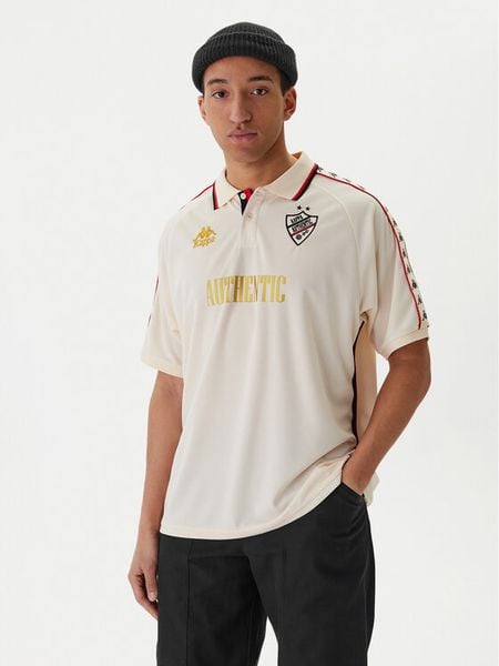 Kappa Koszulka techniczna Banda Stafen 222 38254UW Écru Comfort Fit. Białe t-shirty sportowe Kappa, bez wzorów, z syntetyku, bez ramiączek, do piłki nożnej. Za 121.99 zł.