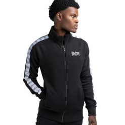 Bluza zapinana na zamek błyskawiczny Benlee Cuningham. Czarne bluzy Benlee, m, bez wzorów, bez kaptura. Za 244.50 zł.