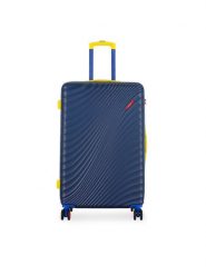 Semi Line Walizka duża T5937-3 Granatowy. Niebieskie walizki Semi-line, bez wzorów, z tworzywa sztucznego, duże. Za 309.99 zł.