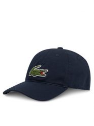 Lacoste Czapka z daszkiem RK3186 Granatowy. Niebieskie czapki z daszkiem LACOSTE, bez wzorów, z bawełny. Za 199.99 zł.