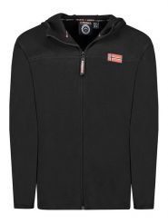 Geographical Norway Kurtka polarowa "Uniclerc" w kolorze czarnym rozmiar: M. Czarne kurtki Geographical Norway, m, bez wzorów, z polaru, bez kaptura. Za 88.43 zł.