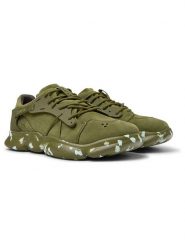 Camper Skórzane sneakersy w kolorze khaki rozmiar: 40. Brązowe buty sportowe casual Camper, bez wzorów, bez zapięcia. Za 298.67 zł.