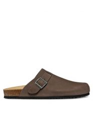 Geox Klapki U Sandal Ghita U559VC 00032 C6024 Brązowy. Brązowe klapki Geox, z nubiku. Za 339.99 zł.