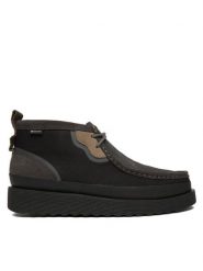 Clarks Trzewiki WallabeeFTRGTX 26183469 Czarny. Czarne botki sznurowane Clarks, bez wzorów, ze skóry, bez obcasa, bez zapięcia. Za 699.99 zł.
