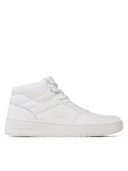 Champion Sneakersy Rebound 2.0 Mid S21907-CHA-WW001 Biały. Białe buty sportowe casual Champion, bez wzorów, ze skóry, bez zapięcia. Za 159.99 zł.