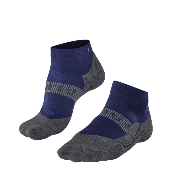 Krótkie skarpetki Falke RU4 Endurance Cool. Niebieskie odzież kompresyjna Falke, s, bez wzorów, z elastanu, do biegania. Za 141.00 zł.