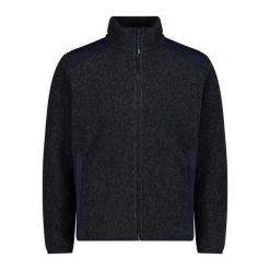 Kurtka wooltech CMP. Czarne kurtki CMP, bez wzorów, bez kaptura. Za 548.50 zł.