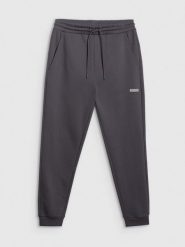 4F Spodnie dresowe joggery męskie 4F x Robert Lewandowski - szare XL. Szare joggery i bojówki 4F, m, z aplikacjami, z dresówki, sportowe. Za 189.99 zł.