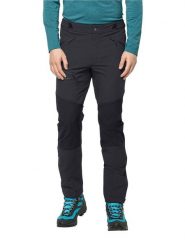 Jack Wolfskin Spodnie funkcyjne "Salmaster" w kolorze antracytowym rozmiar: 58. Czarne spodnie treningowe długie Jack Wolfskin, bez wzorów, z wełny. Za 256.54 zł.