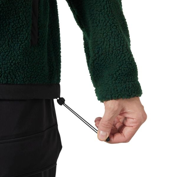 Kurtka z dresu Helly Hansen Patrol Pile. Czarne kurtki Helly Hansen, bez wzorów, z dresówki, bez kaptura. W wyprzedaży za 609.50 zł.