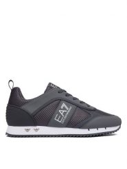 EA7 Emporio Armani Sneakersy 7X000337 AF18613 MZ845 Szary ciemny. Szare buty sportowe casual EA7 Emporio Armani, bez wzorów, ze skóry, bez zapięcia. Za 884.99 zł.