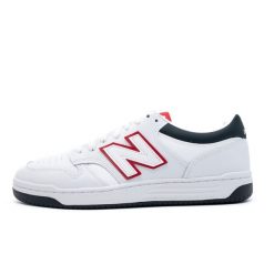 Buty 480 Rozmiar 42.5 - BB480LWG Biały. Białe buty sportowe casual New Balance, bez wzorów, ze skóry, bez zapięcia. Za 435.99 zł.