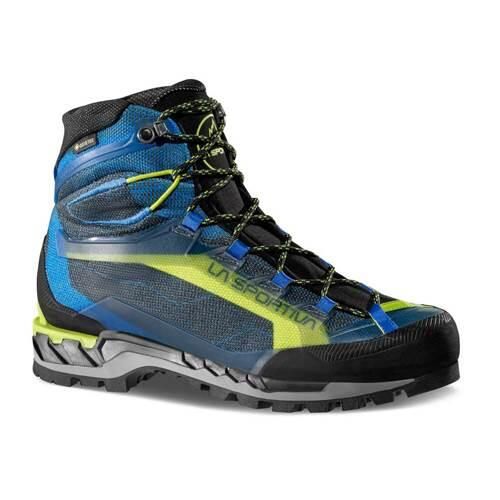 Buty trekkingowe męskie La Sportiva La Trango Tech Gtx. Niebieskie buty trekkingowe La Sportiva, bez wzorów, z materiału, za kostkę, bez zapięcia. Za 1,417.00 zł.
