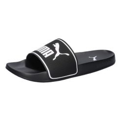 Puma Leadcat 2.0 - Klapki kąpielowe czarno-białe unisex. Białe klapki Puma, z materiału. Za 108.35 zł.
