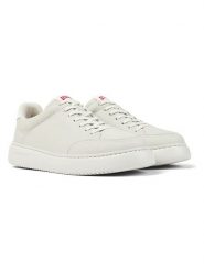 Camper Skórzane sneakersy "Runner K21" w kolorze kremowym rozmiar: 40. Brązowe buty sportowe casual Camper, bez wzorów, bez zapięcia. Za 267.92 zł.