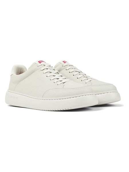 Camper Skórzane sneakersy "Runner K21" w kolorze kremowym rozmiar: 40. Brązowe buty sportowe casual Camper, bez wzorów, bez zapięcia. Za 254.14 zł.
