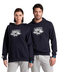 Bluza z kapturem Arena Graphic. Niebieskie bluzy z kapturem Arena, s, bez wzorów, z materiału, z kapturem. Za 362.50 zł.