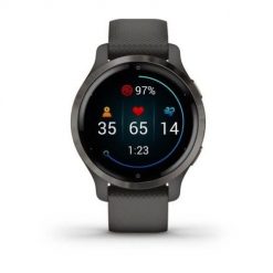 Zegarek Garmin Venu 2S Slate Silver Graphite. Szare zegarki sportowe GARMIN. Za 1,427.99 zł.