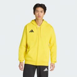 Bluza męska adidas Entrada 26 Full Zip Hoody. Czarne bluzy Adidas, l, bez wzorów, z dzianiny, bez kaptura. Za 146.99 zł.