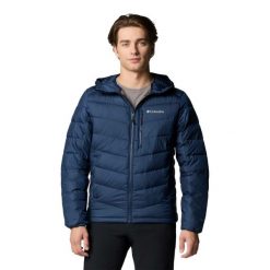 Kurtka ocieplana męska Columbia Labyrinth Loop Hooded z kapturem. Zielone kurtki Columbia, m, bez wzorów, z kapturem. Za 549.99 zł.