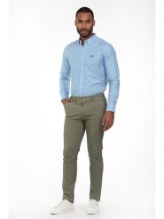 The Time of Bocha Spodnie chino w kolorze khaki rozmiar: 46. Brązowe eleganckie spodnie The Time of Bocha, na co dzień. Za 173.99 zł.