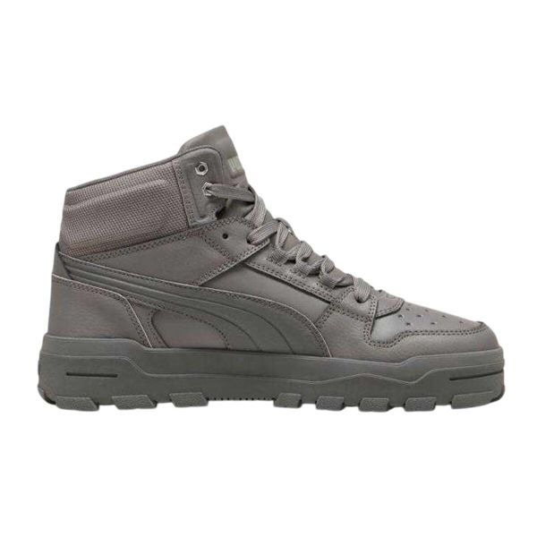 Trampki Męskie Skóra Rebound Abrupt. Szare trampki Puma, m, bez wzorów, bez zapięcia. Za 289.00 zł.