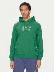 Gap Bluza 708409-01 Zielony Regular Fit. Zielone bluzy GAP, m, bez wzorów, z bawełny, bez kaptura. Za 139.99 zł.