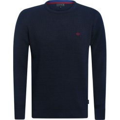 Sir Raymond Tailor sweter męski Contest M ciemnoniebieski. Niebieskie swetry nierozpinane Sir Raymond Tailor, m, bez wzorów, bez kołnierzyka, bez ramiączek. Za 169.00 zł.